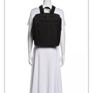 Authentic PRADA Tessuto Lg Sport Black Nylon Backpack with Removable Laptop Case